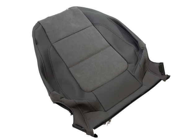 VW Sharan 7N backrest cover passenger seat right gray leather